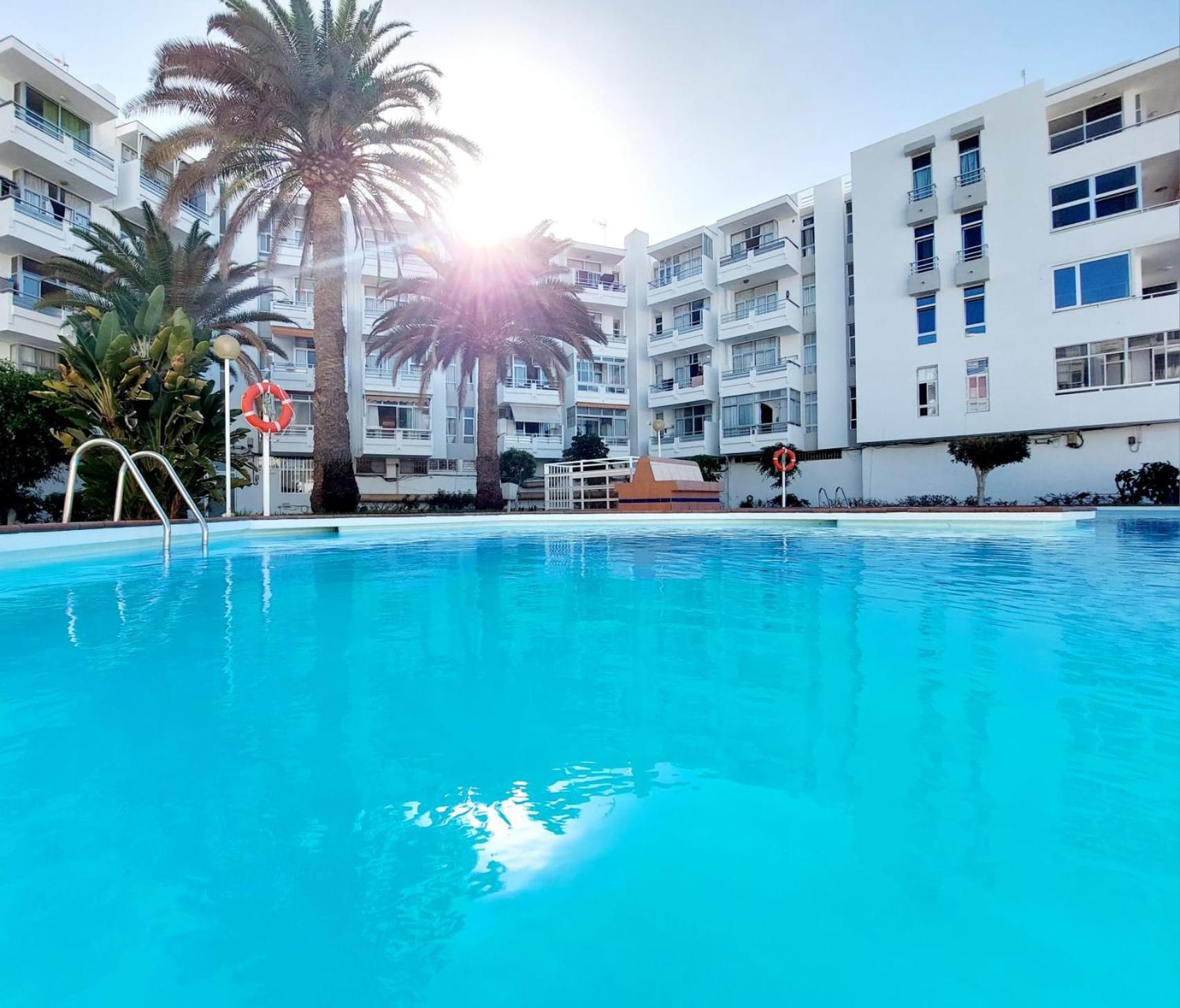 Apartamento Centrico Con Playa Y Piscina Playa del Inglés Exterior foto